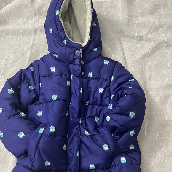 Baby Girls puffy coat by Carter's size 18M - Picture 2 of 6